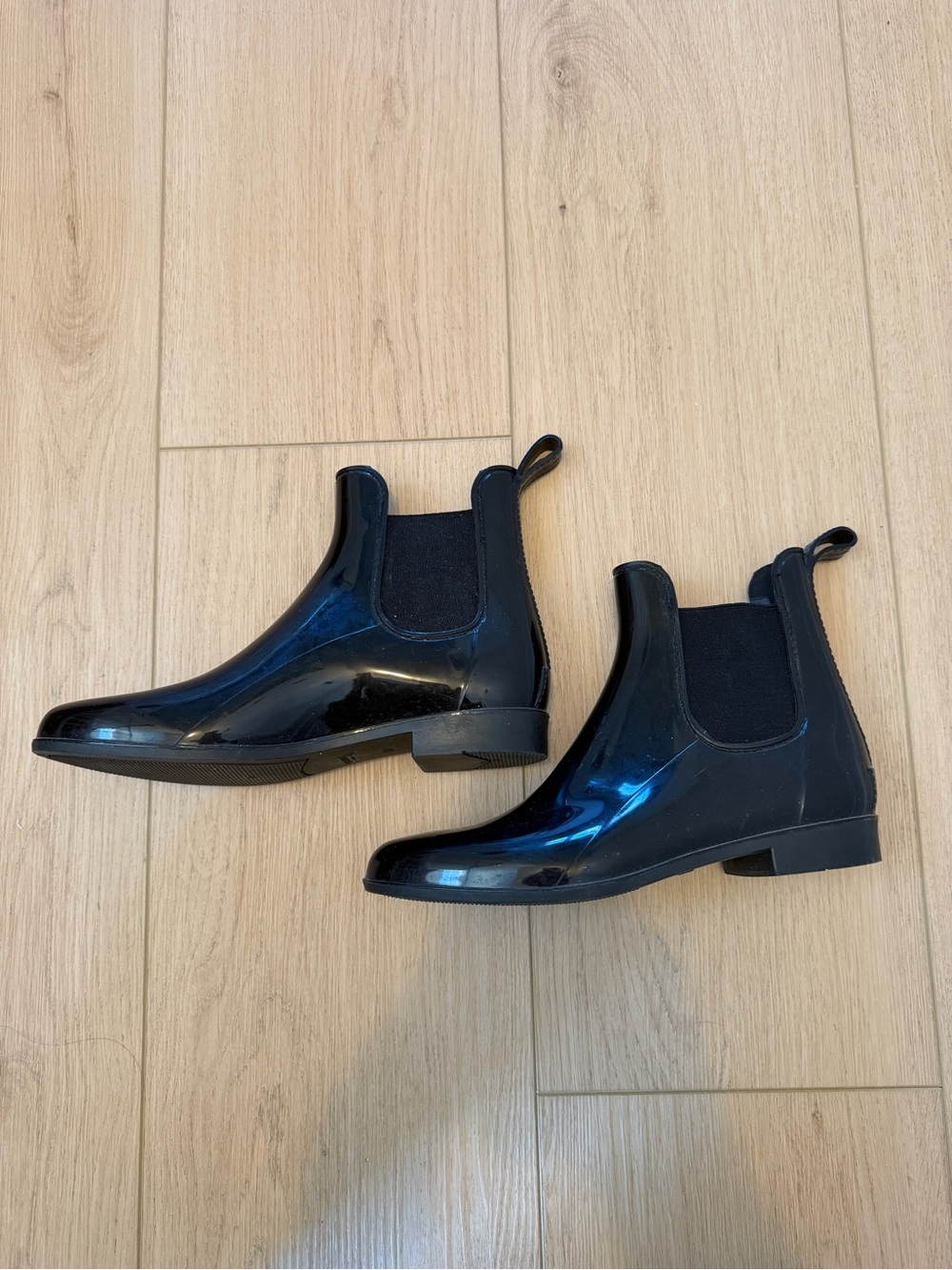 London Fog ankle rain boots